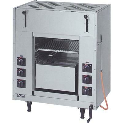 【マルゼン】ガス両面式焼物器 スピードグリラー 赤外線バーナー MGKW-074 幅710×奥行465×高さ850mm