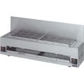 【マルゼン】ガス下火式焼物器 炭焼き 赤外線バーナータイプ 兼用型 MGKS-204 幅1100×奥行280×高さ258mm
