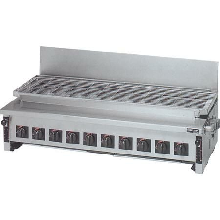 【マルゼン】ガス下火式焼物器 炭焼き 赤外線バーナータイプ 汎用型 MGKS-310 幅1130×奥行535×高さ265mm