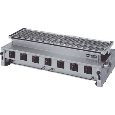 【マルゼン】ガス下火式焼物器 炭焼き 熱板タイプ 汎用型 MGK-314B 幅1110×奥行515×高さ315mm