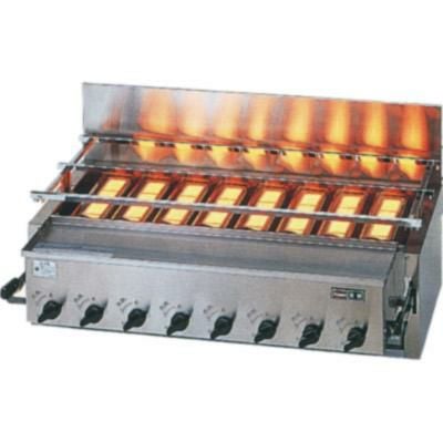 【リンナイ】ガスグリラー 遠赤外線 下火式 新荒磯8号 1コック2バーナ RGA-408B