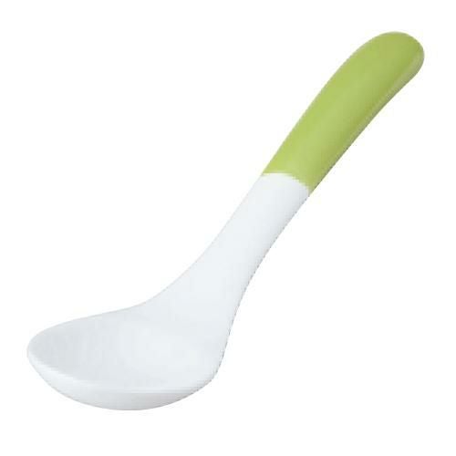 スプーン 強化サービススプーン緑 10個入
