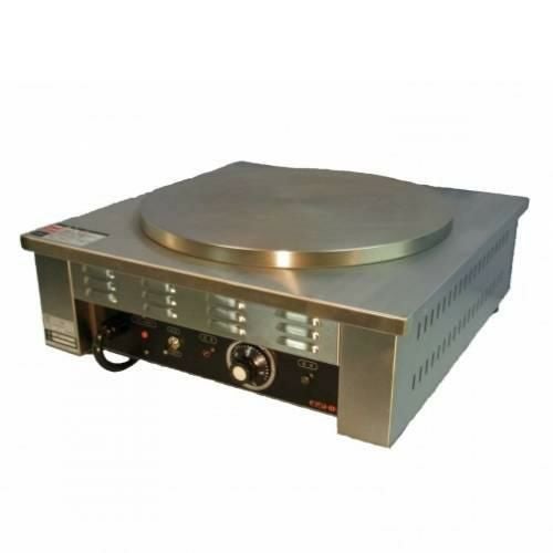 エイシン 電気 クレープ焼器(一連)EC-1000 幅500×奥行500×高さ190mm 単相100V