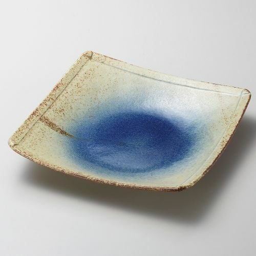 瑠璃角大皿 25×25×4.8cm 184-159