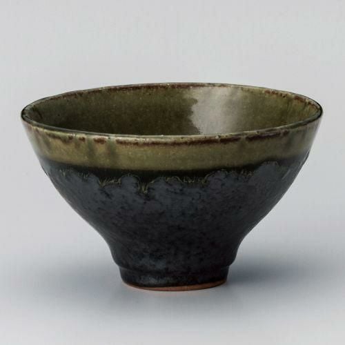 灰織部反深口4.0小丼 12.7×7.5cm 345-329