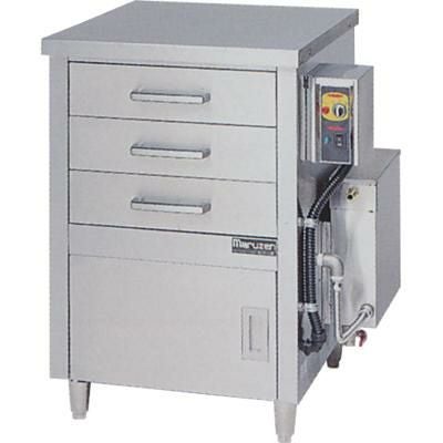 【マルゼン】蒸器 電気式 ドロワータイプ 1槽式 引出し3個 MUDE-13 幅750×奥行710×高さ960