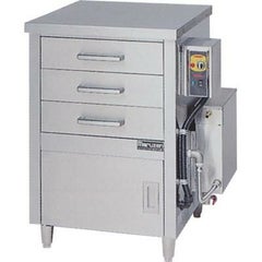 【マルゼン】蒸器 電気式 ドロワータイプ 1槽式 引出し3個 MUDE-13  幅750×奥行710×高さ960