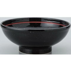 【玄 黒御影赤ライン 玉高台6.8丼 10個入  】/業務用/新品