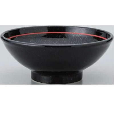 【玄 黒御影赤ライン 玉高台7.0丼 10個入  】/業務用/新品
