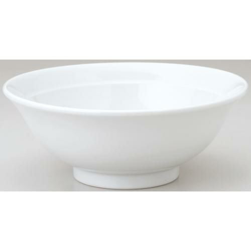 白中華リム高台21cm 丼