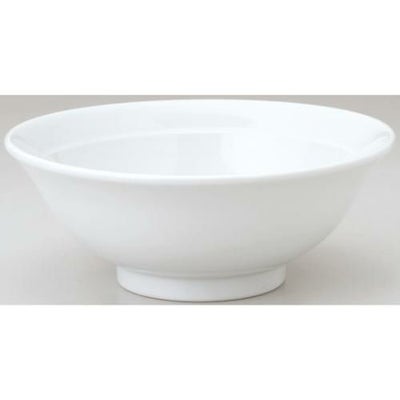 白中華リム高台21cm 丼/業務用