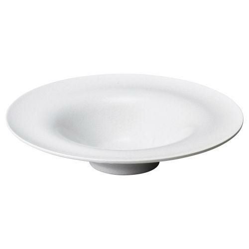 白結晶高台リムボール φ24.5×5cm 476-109