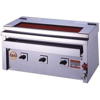 ヒゴグリラー 焼鳥大串 卓上式グリラー 三相200V 3P-209XC 幅760×奥行410×高さ390mm