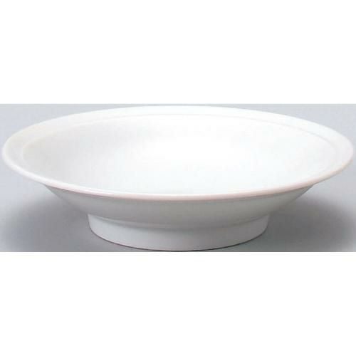 白中華 リム高台5寸皿