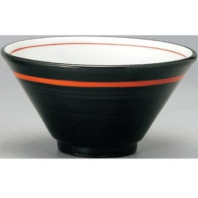 切立深口6.0丼黒巻赤帯