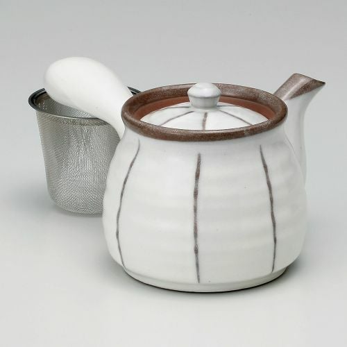 京十草六兵衛急須(アミ付) 10×10cm(450cc) 373-229