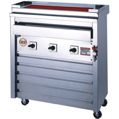 ヒゴグリラー 焼鳥大串 床置式グリラー 三相200V 3P-210D 幅760×奥行450×高さ850mm