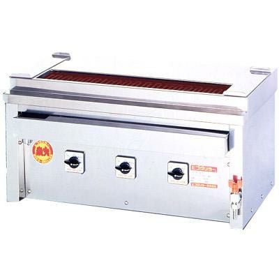 ヒゴグリラー 焼鳥専用 卓上式グリラー 三相200V 3P-206KC 幅760×奥行410×高さ390mm