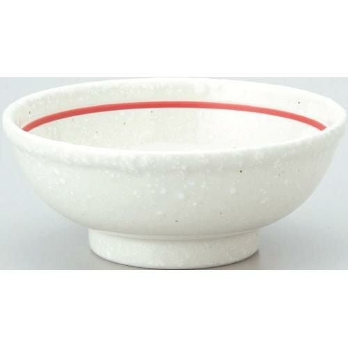 白鳳 粉引赤ライン 玉3.8丼