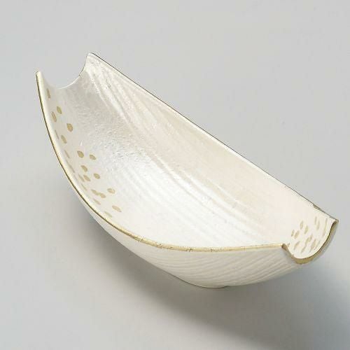 金吹雪小鉢 17.3×8.1×5.5cm 034-219