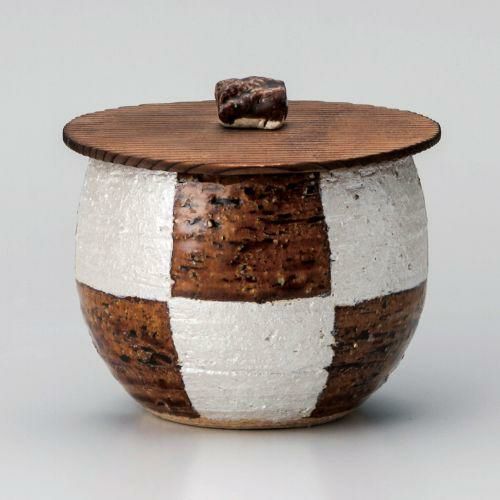 アメ釉銀彩飯器身のみ φ10.5×8cm 342-029