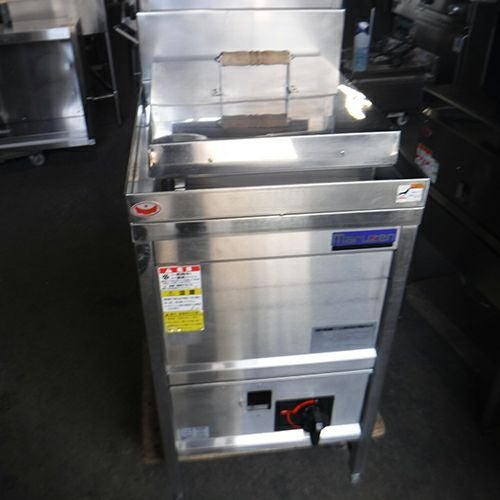 中古】ゆで麺機 北沢産業 KSK106G 幅450×奥行600×高さ800 都市ガス