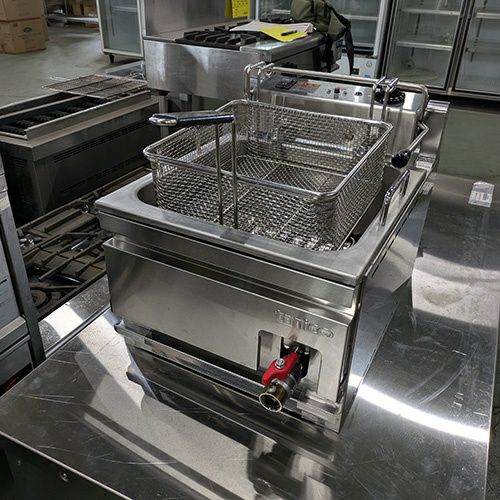 ホシザキ 卓上フライヤー FL-8TB 電気フライヤー 265×440×235 中古厨房/24M0902Z ホシザキ（HOSHIZAKI） ホシザキ・星崎電気フライヤー（カセット式