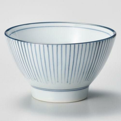 呉須細十草高台茶碗 φ11.5×6.7cm/348-049