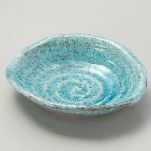 トルコカイラギなぶり平鉢 17.5×16×4.5cm 044-129