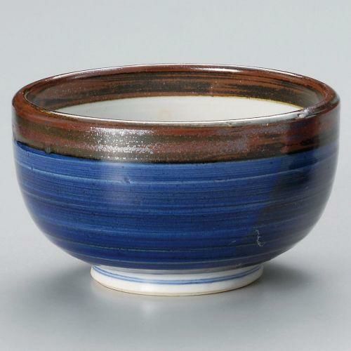 渕錆呉須巻腰張5.5丼 φ17×9.5cm 317-139