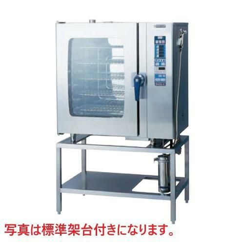 SCOS-1010RL-LCS(RCS) 【ニチワ電機】電気スチームコンベクションオーブン 観音扉[棚受け(8段)]付 幅1035×奥行655×高さ1655mm (50/60Hz)