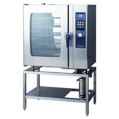 電気スチームコンベクションオーブン 架台付 SCOS-1010RY-L(R) 幅1035×奥行655×高さ1655mm (50/60Hz)【送料無料】