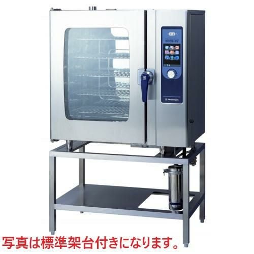 SCOS-1010RY-LCS(RCS) 【ニチワ電機】電気スチームコンベクションオーブン 観音扉[棚受け(8段)]付 幅1035×奥行655×高さ1655mm (50/60Hz)