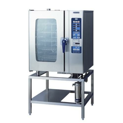 SCOS-101RHP-L(R) 【ニチワ電機】電気スチームコンベクションオーブン 架台付 幅900×奥行850×高さ1655mm (50/60Hz)
