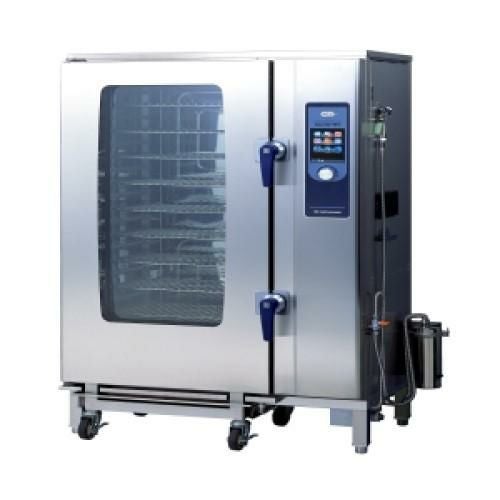 SCOS-2010RY-L(R) 【ニチワ電機】電気スチームコンベクションオーブン 架台付 幅1125×奥行700×高さ1885mm (50/60Hz)