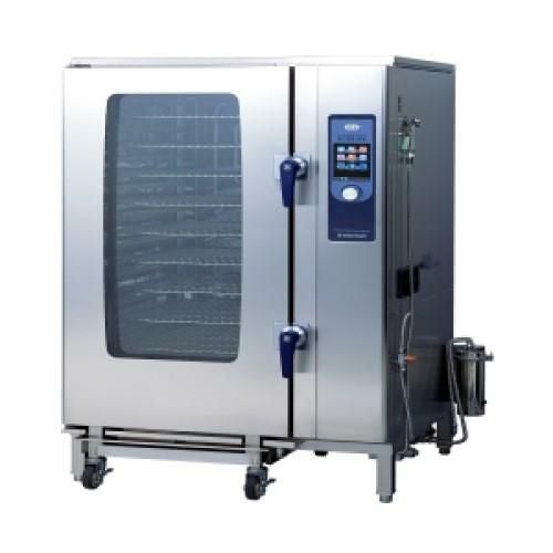 SCOS-2020RY-L(R) 【ニチワ電機】電気スチームコンベクションオーブン 架台付 幅1125×奥行1025×高さ1885mm (50/60Hz)