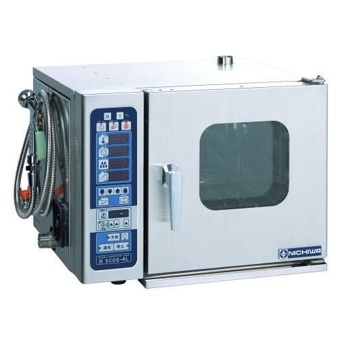 SCOS-212RL-L(R) 【ニチワ電機】電気スチームコンベクションオーブン 卓上タイプ 幅530×奥行470×高さ390mm (50/60Hz)
