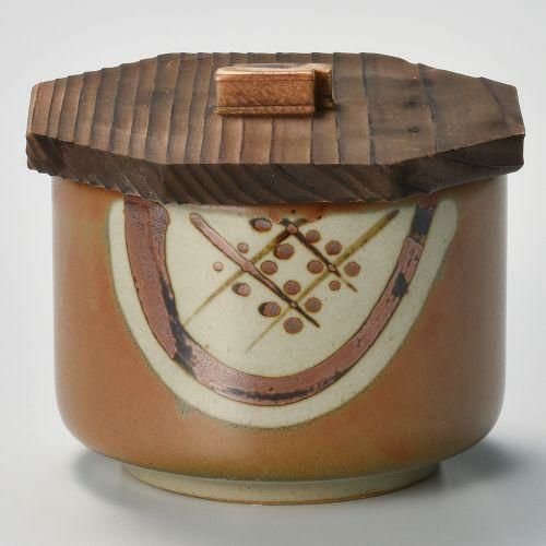 茶丸紋飯器 φ10.5×7.8cm 342-169