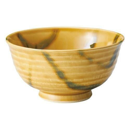 黄交趾5.5深口丼 φ17×8.8cm 434-149