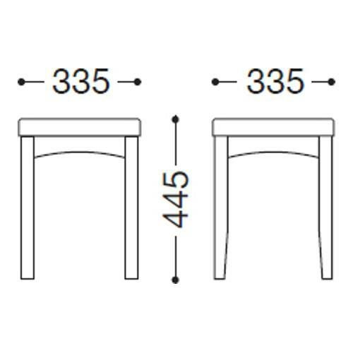 CHERRY(チェリーレスタリア) スツール 新京 CR-199/NA:25000700609/BR:2500047006105