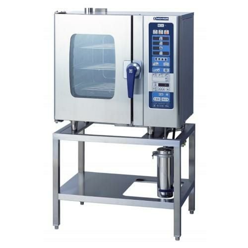 SCOS-623RH-L(R) 【ニチワ電機】電気スチームコンベクションオーブン 架台付 幅860×奥行655×高さ1395mm (50/60Hz)