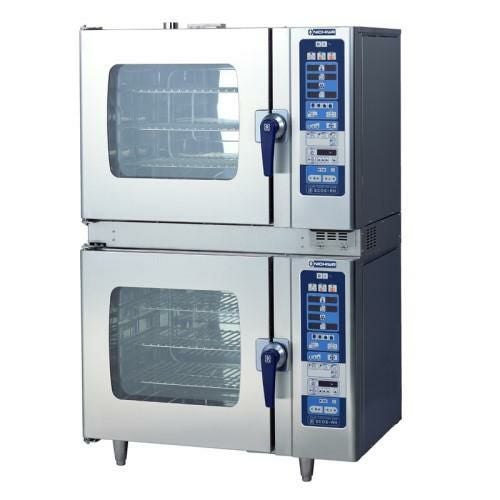 SCOS-6610RH-L(R) 【ニチワ電機】電気スチームコンベクションオーブン 架台付 幅1035×奥行750×高さ1605mm (50/60Hz)