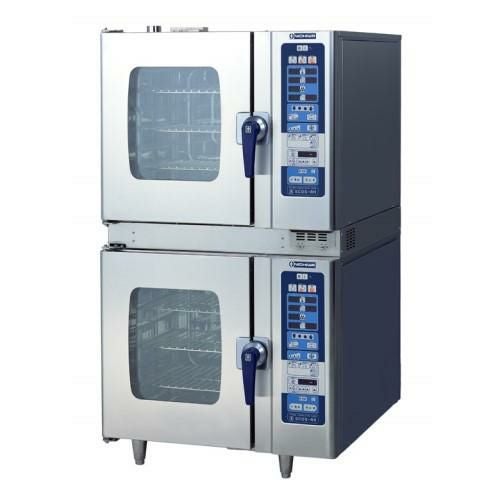 SCOS-661RH-L(R) 【ニチワ電機】電気スチームコンベクションオーブン 架台付 幅900×奥行895×高さ1605mm (50/60Hz)