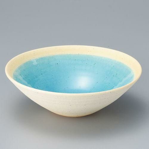 焼〆ブルー6.6丸鉢 φ20×6.5cm 051-029