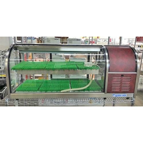 【業界最長1年保証】【中古】冷蔵コールドケース 大穂製作所 OHLMC-1200RB 幅1200×奥行400×高さ515 【送料別途見積】【函館店在庫】