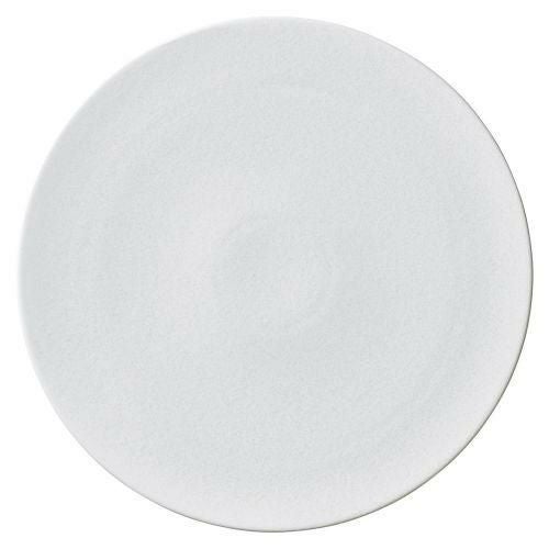 白結晶24cmフラットプレート φ24.3×1.3cm 476-069