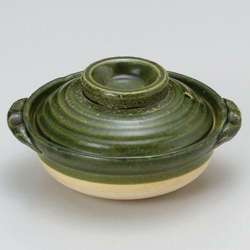 織部5.5号鍋 19×φ17×11cm(500cc)(身6.3cm) 386-139