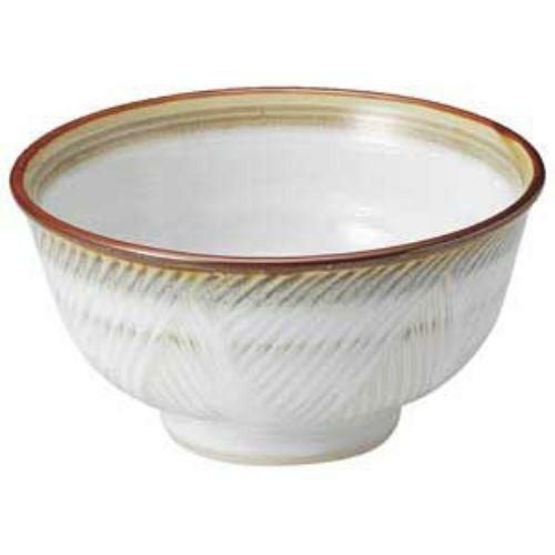 乳白深口5.5多用丼 φ17×8.7cm 317-249