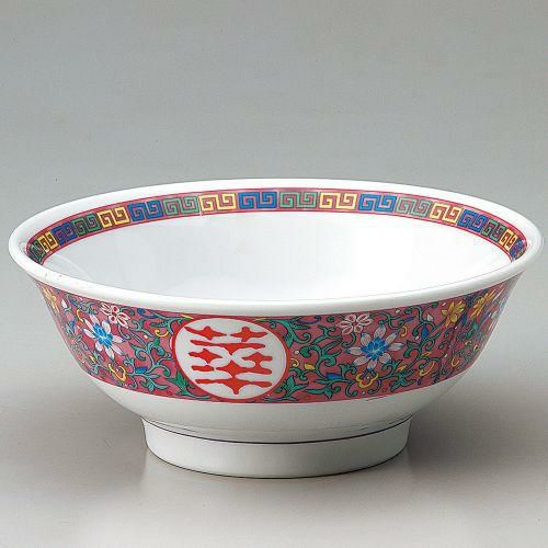 紫彩唐草高台6.8丼 φ21×8.5cm 605-039