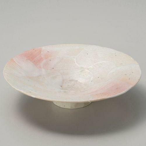 桜志野平鉢(大) φ22.5×5.5cm 044-139